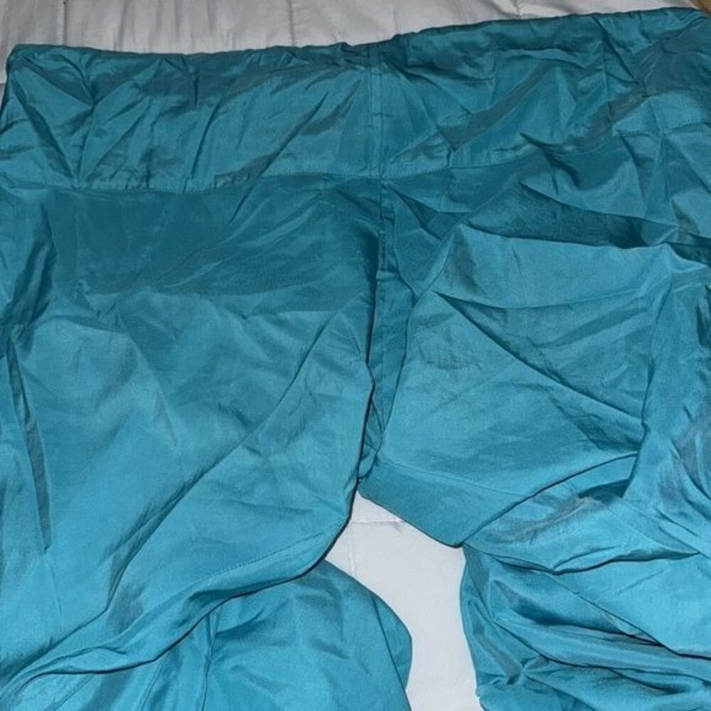 Vintage Teal Harem Pants Womens  Bohemian Style - Picture 4 of 10